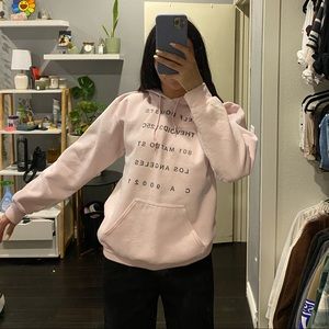 Anti Social Social Club Pink Hoodie